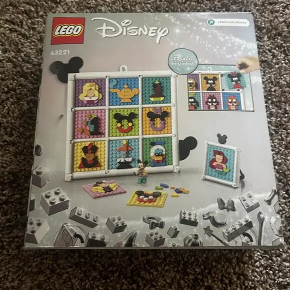 Lego Disney Classic 100 Years of Animation Icons Building Set (NWT)
